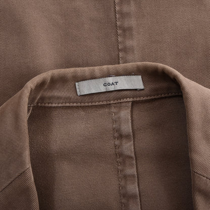 Boglioli COAT Cotton Jacket Size 48 Chest ca. 52.5cm - Brown