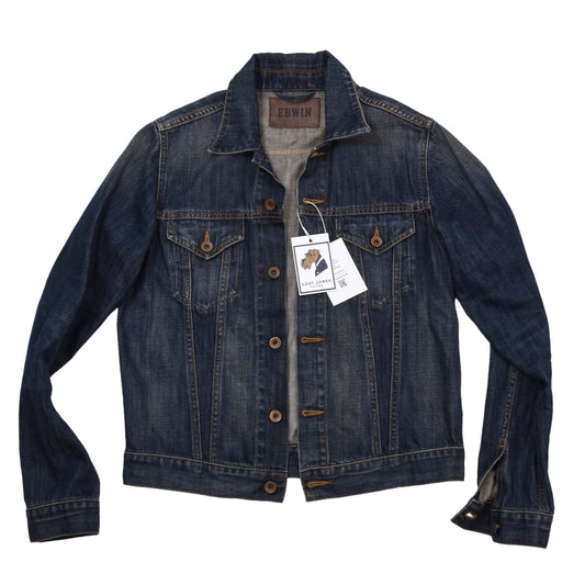 Edwin „Buddy Jacket“ Jeansjacke, Größe S, ca. 50 cm – Blau
