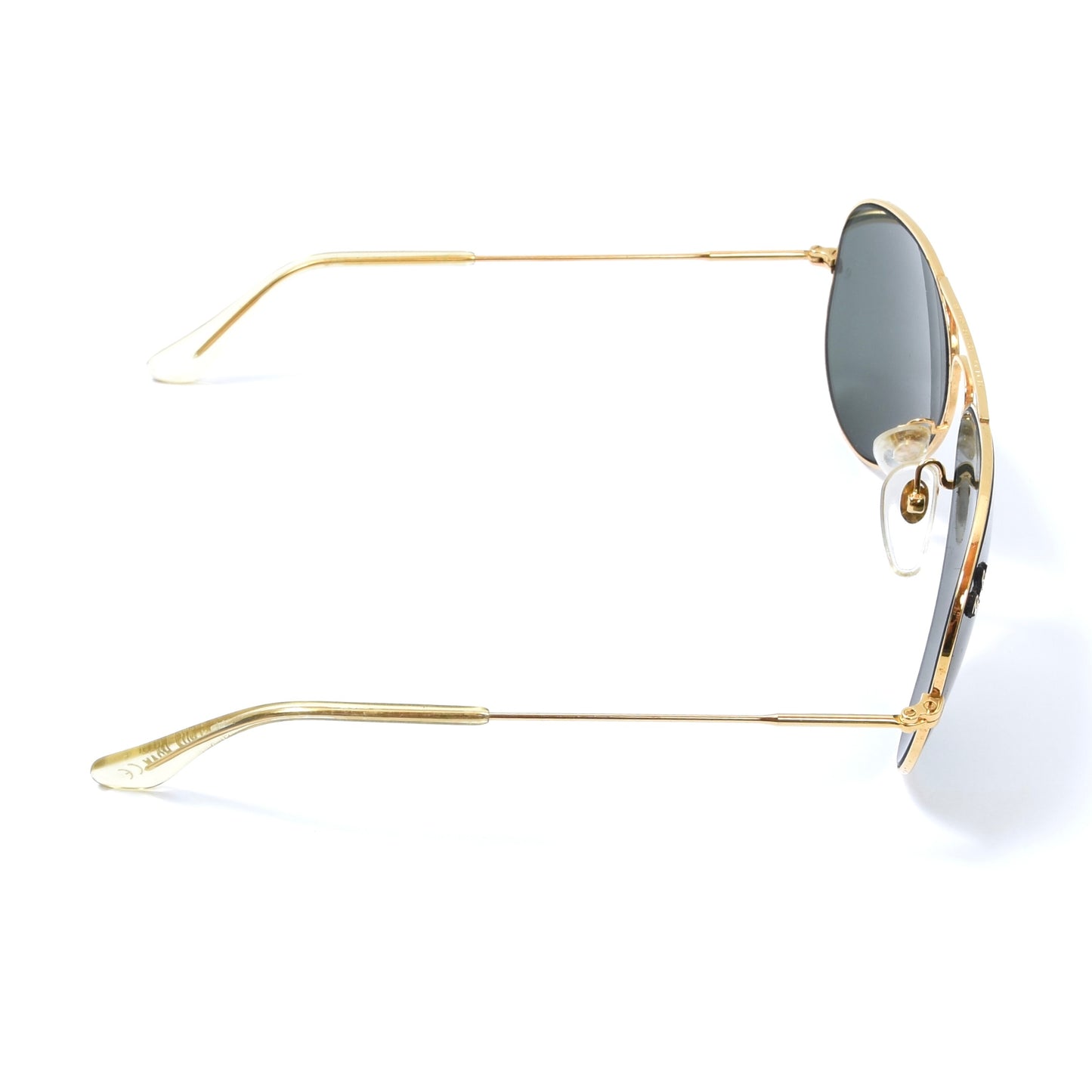 Vintage B&L Ray-Ban Precious Metals W1904 Aviator Sunglasses - Gold