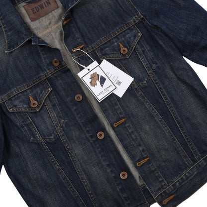 Edwin „Buddy Jacket“ Jeansjacke, Größe S, ca. 50 cm – Blau