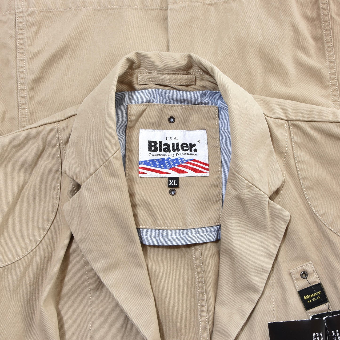 NWT Blauer USA Cotton Jacket Size XL ca. 53.5cm - Tan