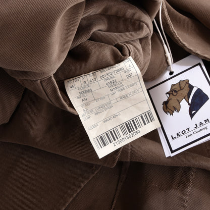 Boglioli COAT Cotton Jacket Size 48 Chest ca. 52.5cm - Brown