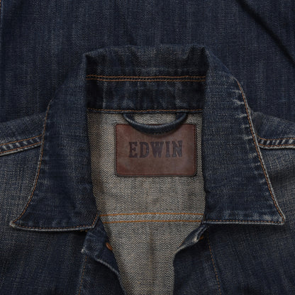Edwin „Buddy Jacket“ Jeansjacke, Größe S, ca. 50 cm – Blau