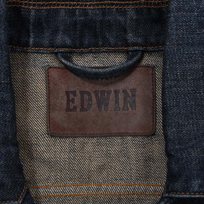 Edwin „Buddy Jacket“ Jeansjacke, Größe S, ca. 50 cm – Blau