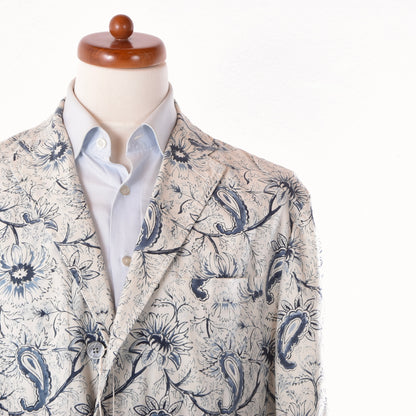 Polo Ralph Lauren Cotton Jacket Size XL Chest ca. 58cm - Paisley