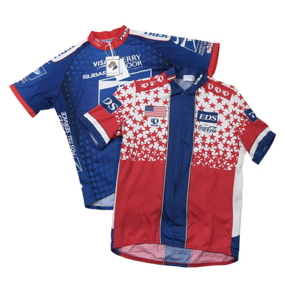 Nike USPS & Pearl iZumi USA Cycling Jerseys Size XL ca. 55.5-56cm