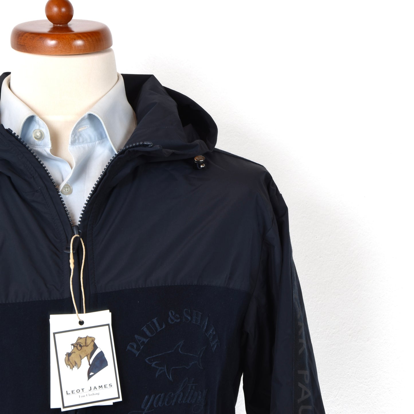 Paul & Shark Yachting Recent Hooded Jacket Size S - Navy Blue