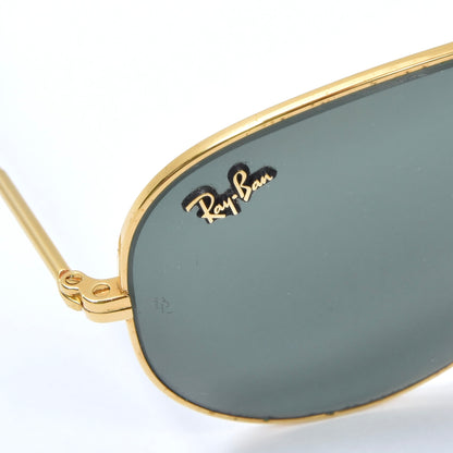 Vintage B&L Ray-Ban Precious Metals W1904 Aviator Sunglasses - Gold