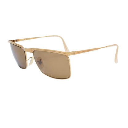 B&L Ray-Ban 1960s Signet II/De Luxe Sunglasses - Matte Gold