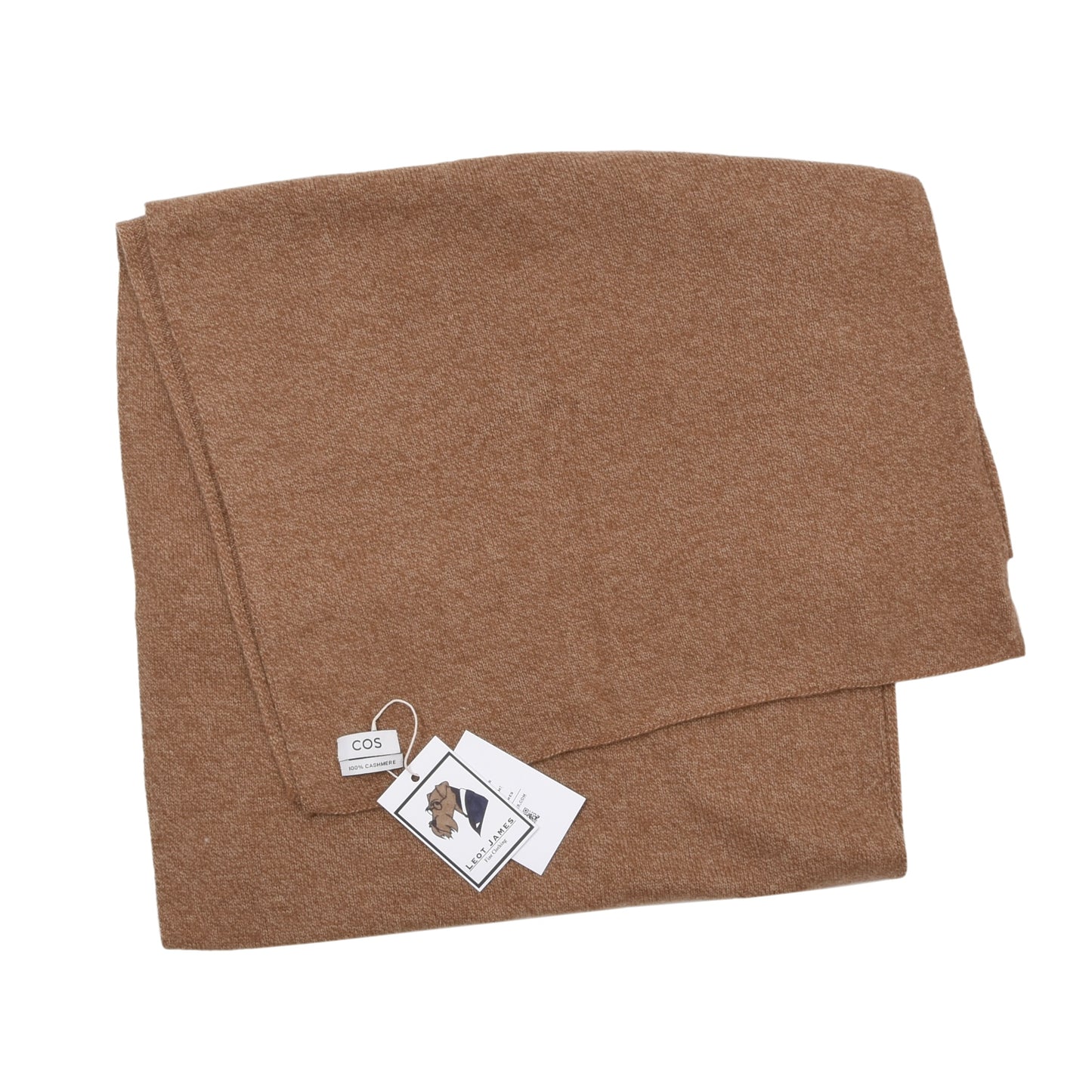 COS 100% Cashmere Scarf ca. 174cm - Tan
