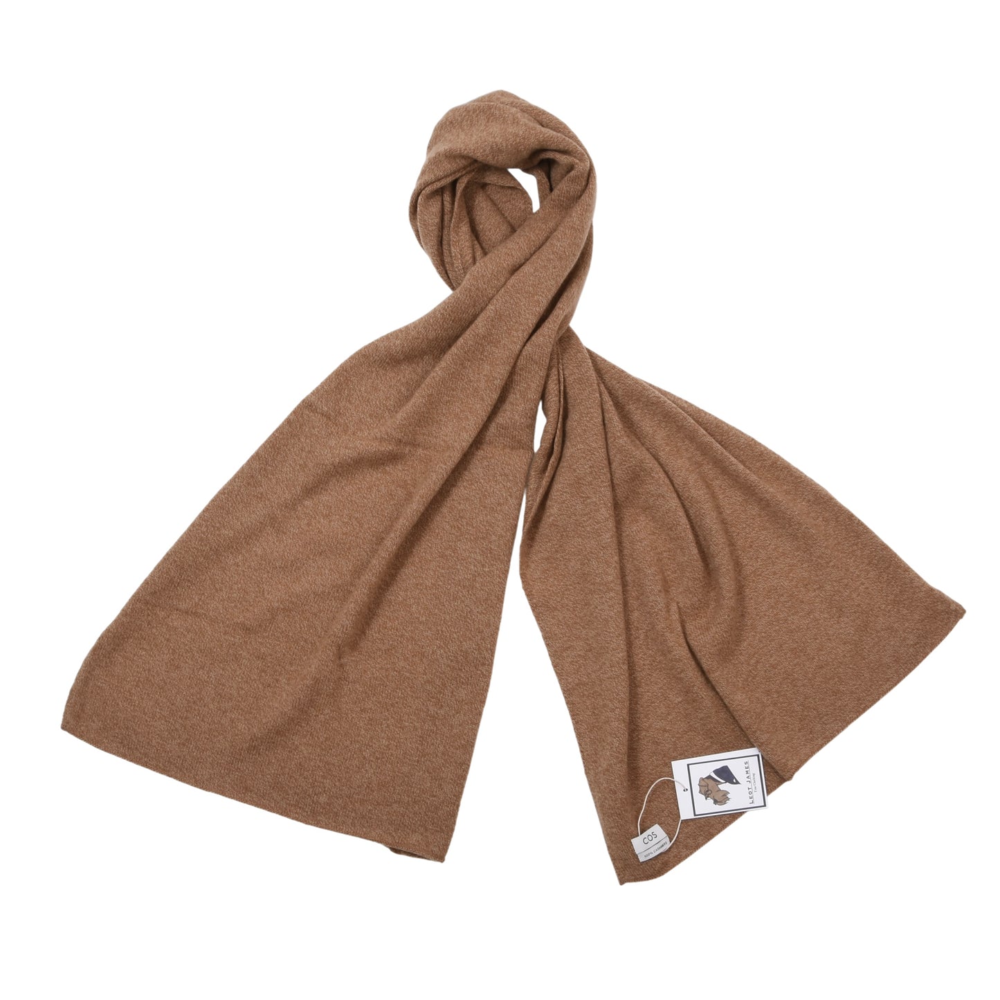 COS 100% Cashmere Scarf ca. 174cm - Tan