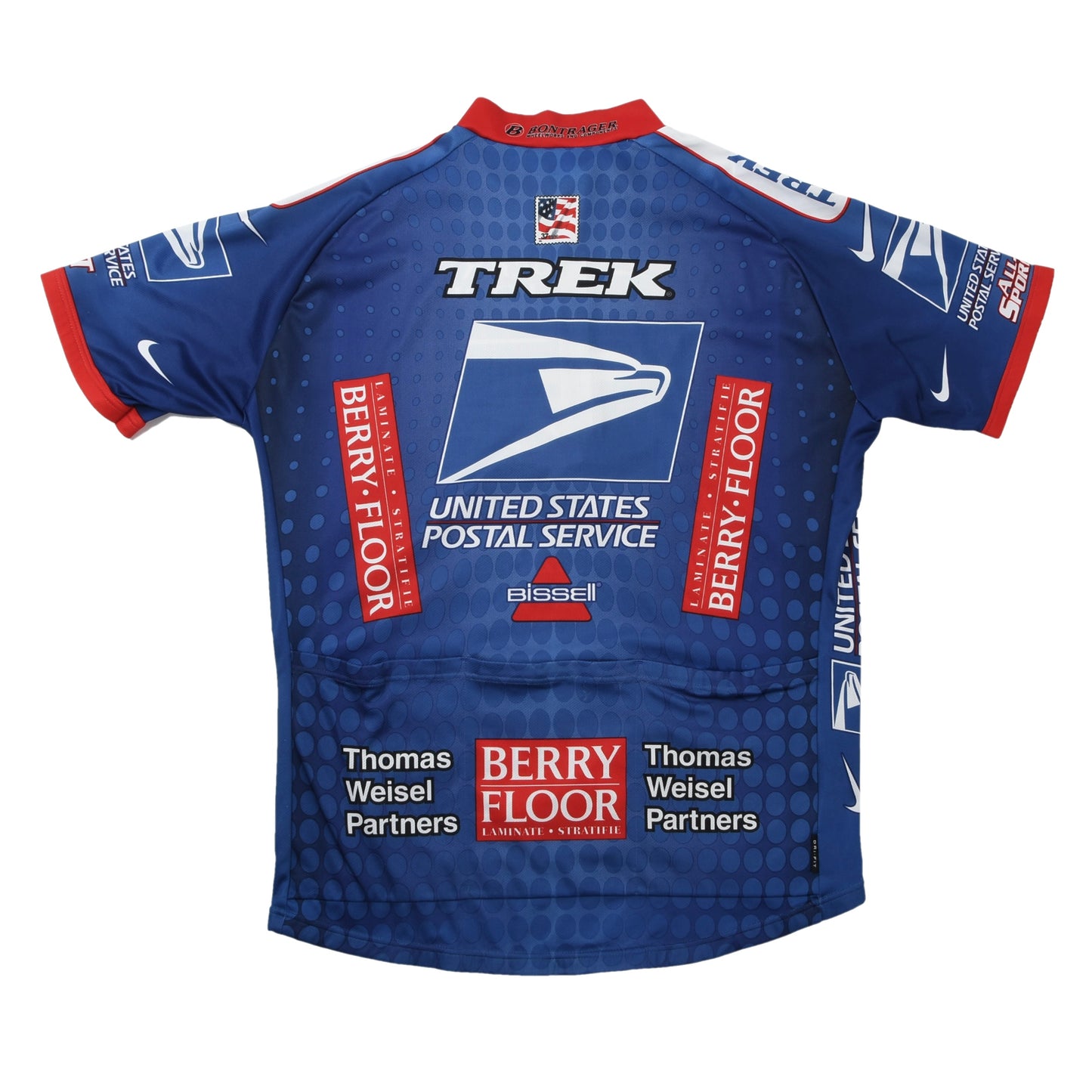 Nike USPS & Pearl iZumi USA Cycling Jerseys Size XL ca. 55.5-56cm