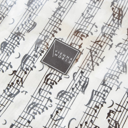 NWOT Vienna World Silk Dress Scarf - Sheet Music