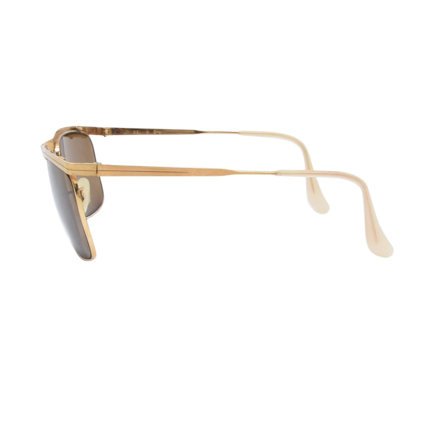 B&L Ray-Ban 1960s Signet II/De Luxe Sunglasses - Matte Gold