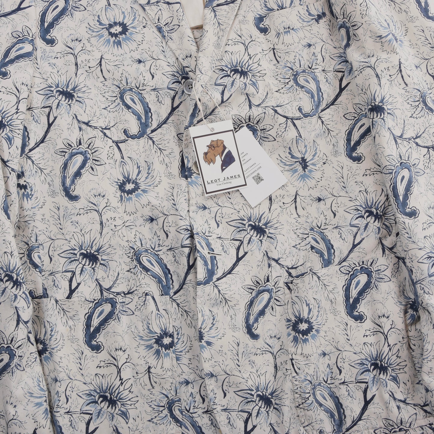 Polo Ralph Lauren Cotton Jacket Size XL Chest ca. 58cm - Paisley