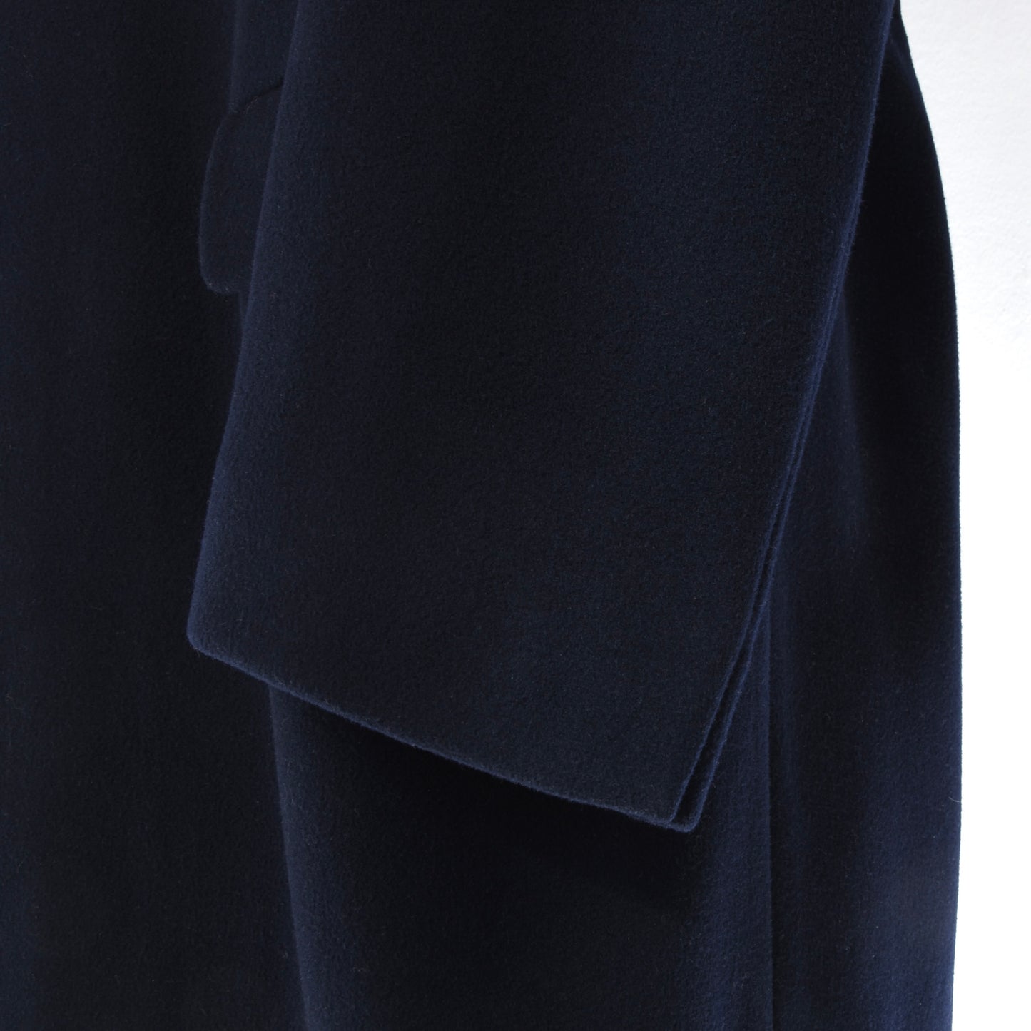 Handmade Wool Overcoat Chest ca. 62cm - Navy Blue