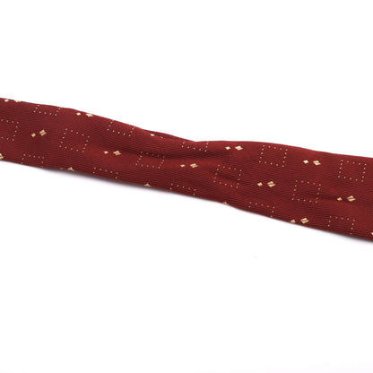 Ermenegildo Zegna Seide Krawatte Made in Italy - Rot/Gold
