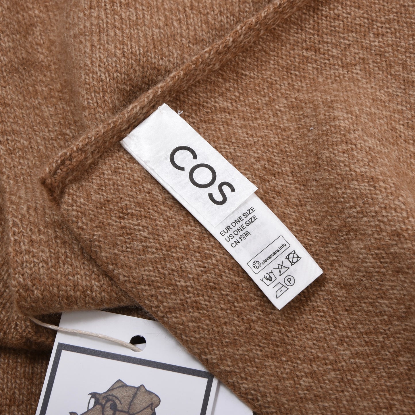 COS 100% Cashmere Scarf ca. 174cm - Tan