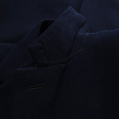 Handmade Wool Overcoat Chest ca. 62cm - Navy Blue