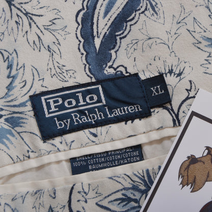 Polo Ralph Lauren Cotton Jacket Size XL Chest ca. 58cm - Paisley