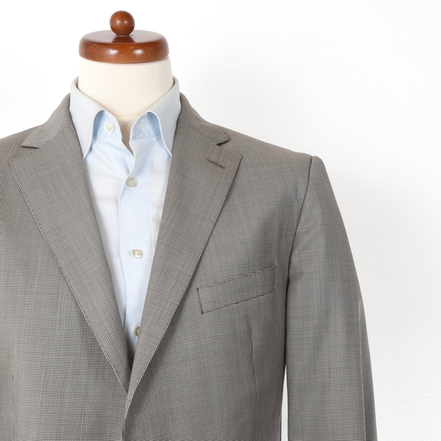 House of Gentlemen x Dressler Super 110s Suit Size 26 Shaped Fit - Houndstooth