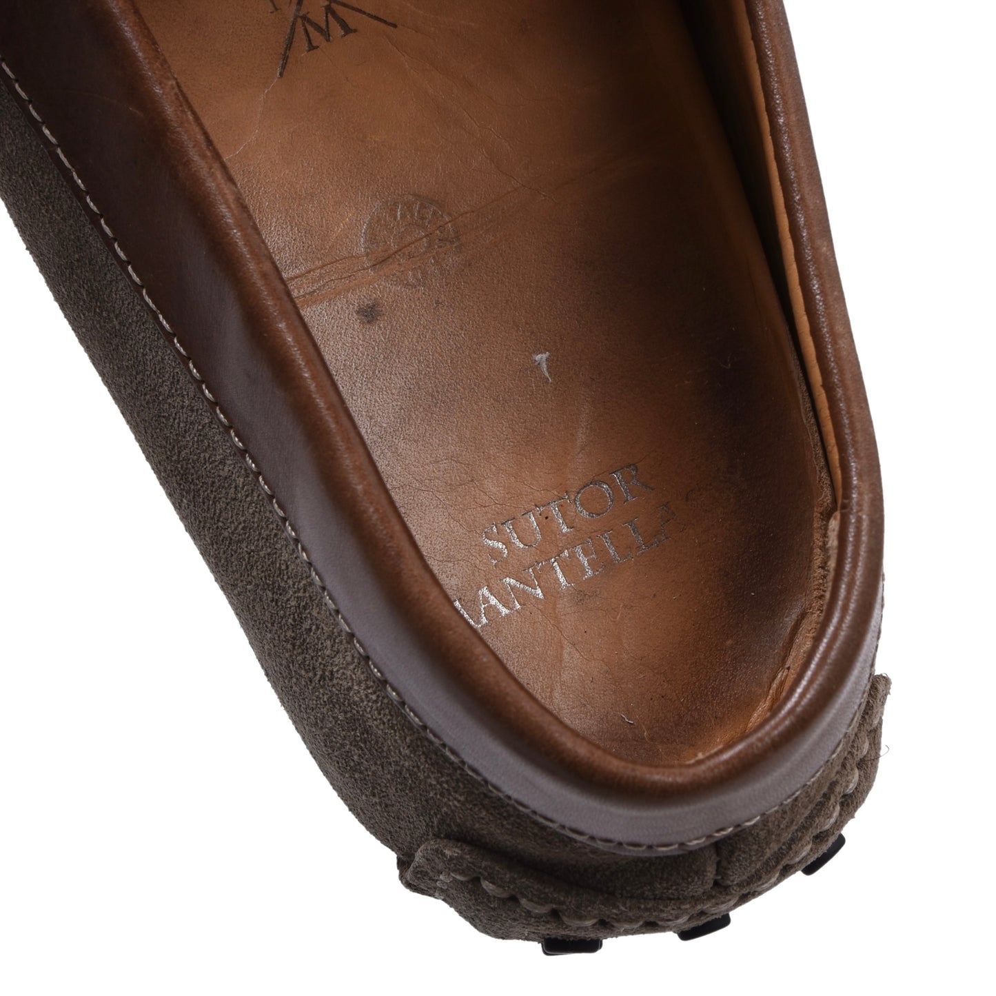 Sutor Mantellassi Driving Loafers Size 41 - Orange/Tan/Brown