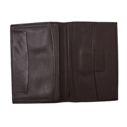 Vintage Leather Travel Wallet - Brown