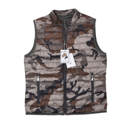 Trussardi Jeans Steppweste Größe 48 ca. 52,5cm - Camouflage