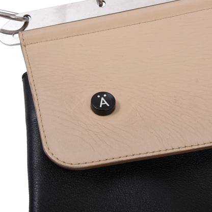 Hommage A Remington x Patrizia Donà Ledertasche 'Elemental' - Schwarz/Beige