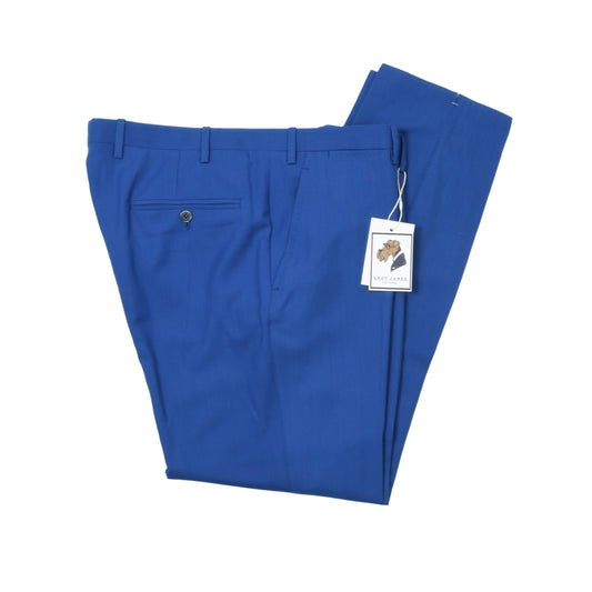 Kiton Napoli 100% Cashmere Pants Size 56 ca. 48cm - Blue