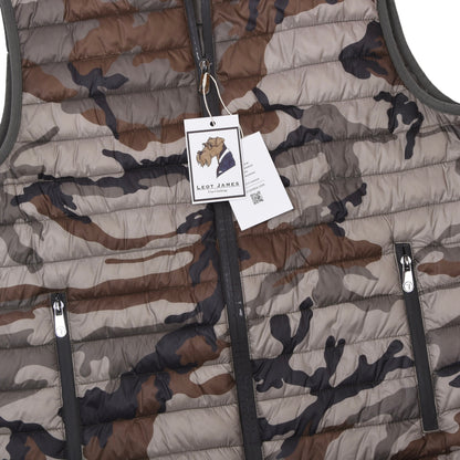 Trussardi Jeans Steppweste Größe 48 ca. 52,5cm - Camouflage