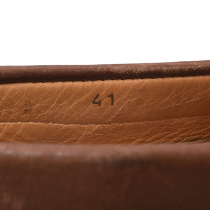 Sutor Mantellassi Driving Loafers Size 41 - Orange/Tan/Brown