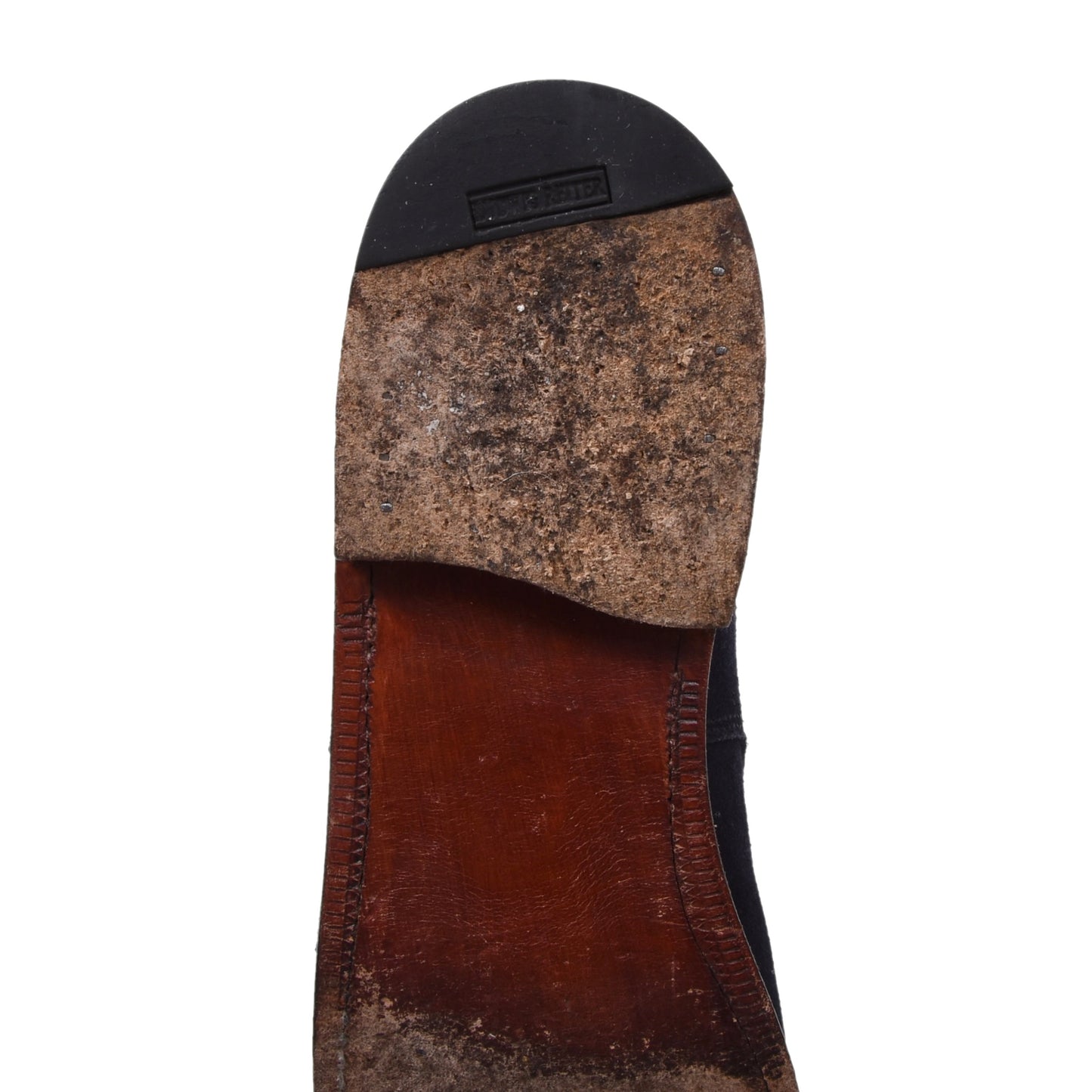 Ludwig Reiter Single Monk Suede Shoes Size 7 1/2 - Blue