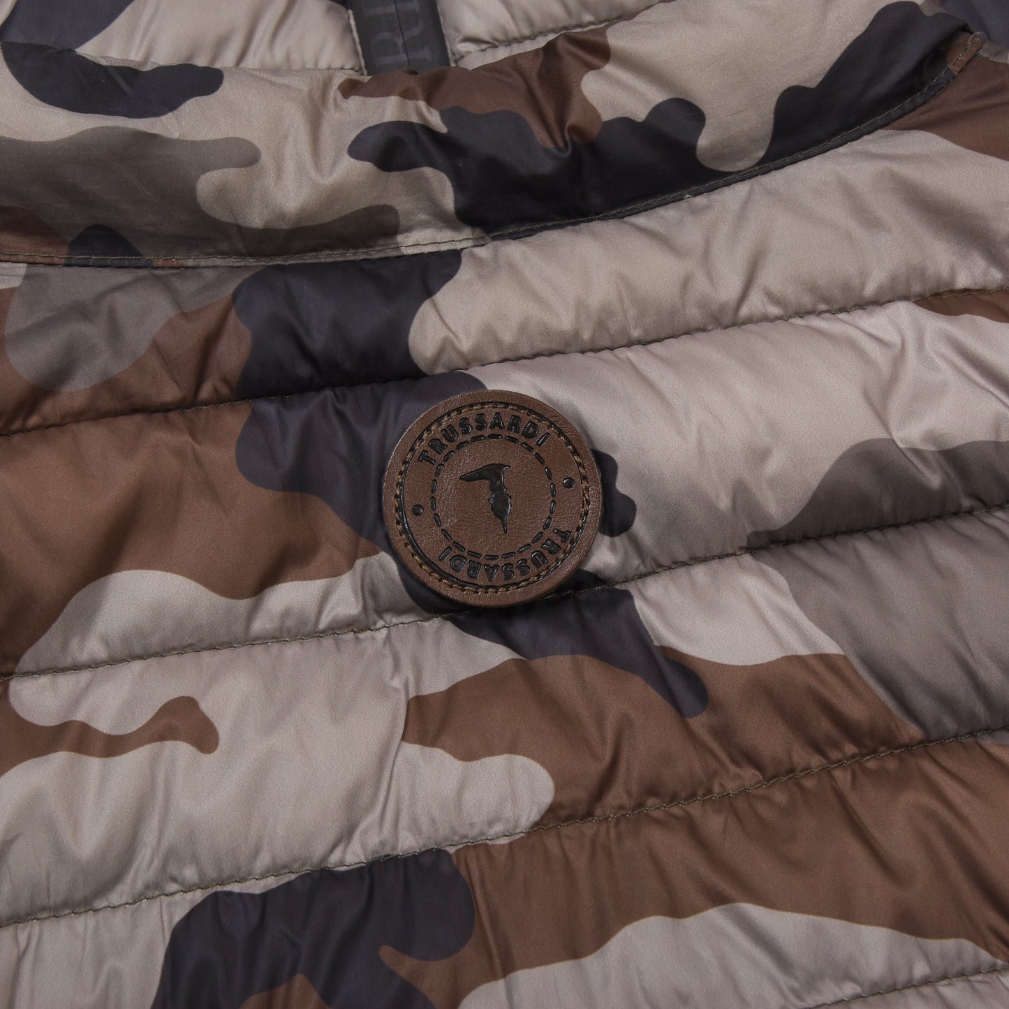 Trussardi Jeans Steppweste Größe 48 ca. 52,5cm - Camouflage