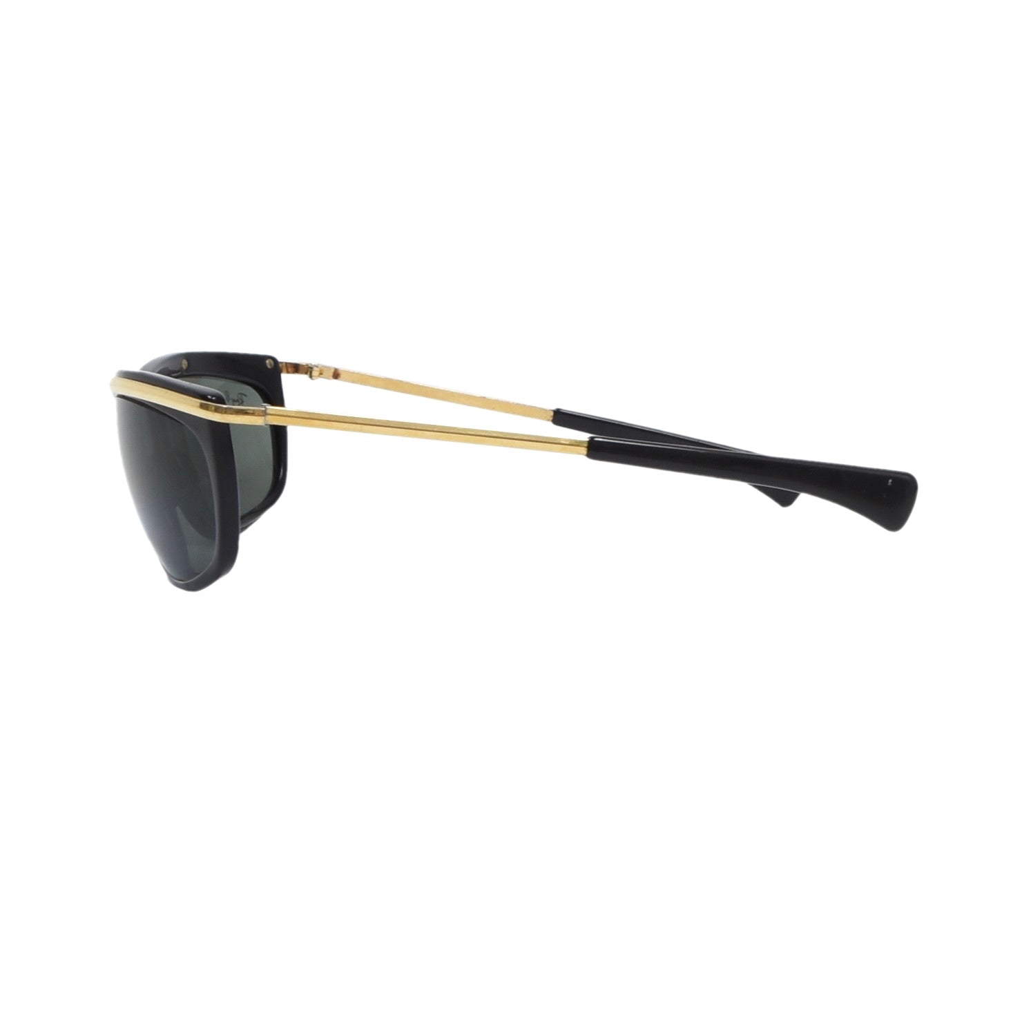 美品 B&L RayBan BLACK OLYMPIAN 2DX ボシュロム レイバン ブラック オリンピアン2DX 　/G-15 B\u0026L Ray-Ban Olympian Sunglasses - Black \u0026 Gold
