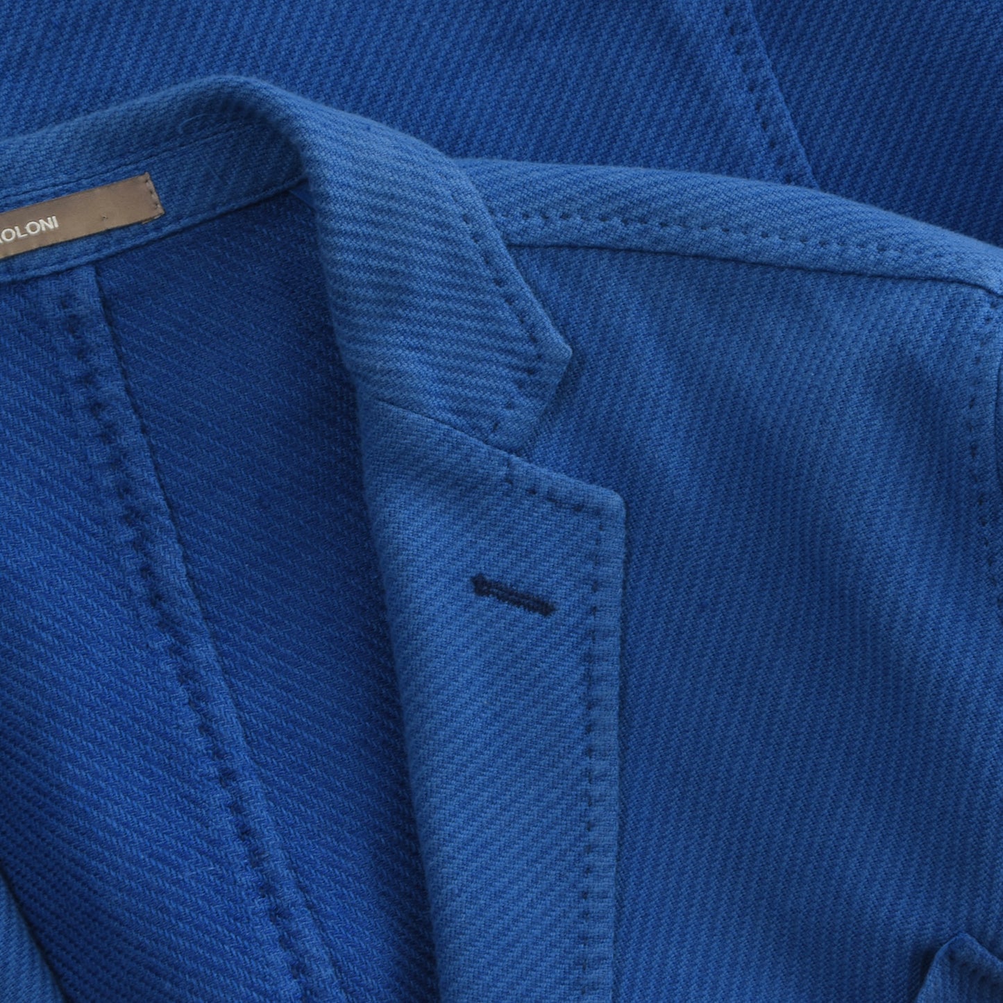 Paoloni Unstructured Jacket Size Chest ca. 53cm - Blue