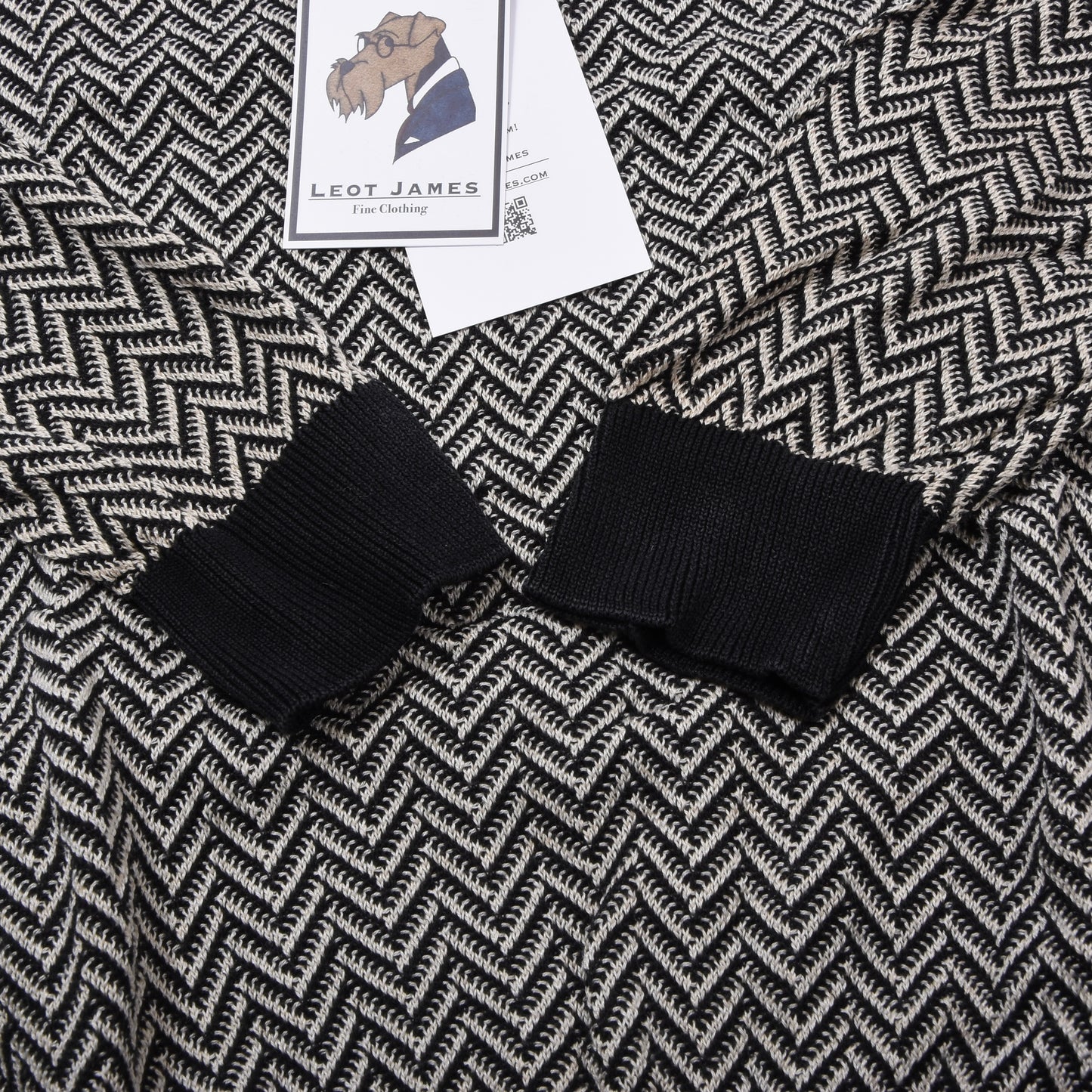Vintage Versace V2 Cotton Sweater ca. 54.5cm - Zig-Zag