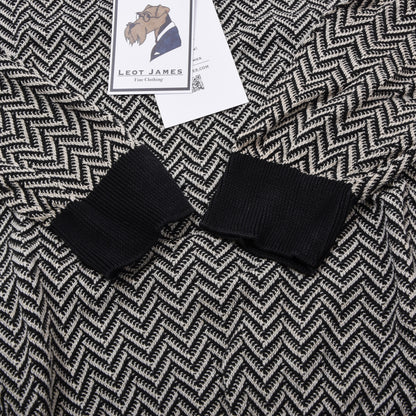 Vintage Versace V2 Cotton Sweater ca. 54.5cm - Zig-Zag