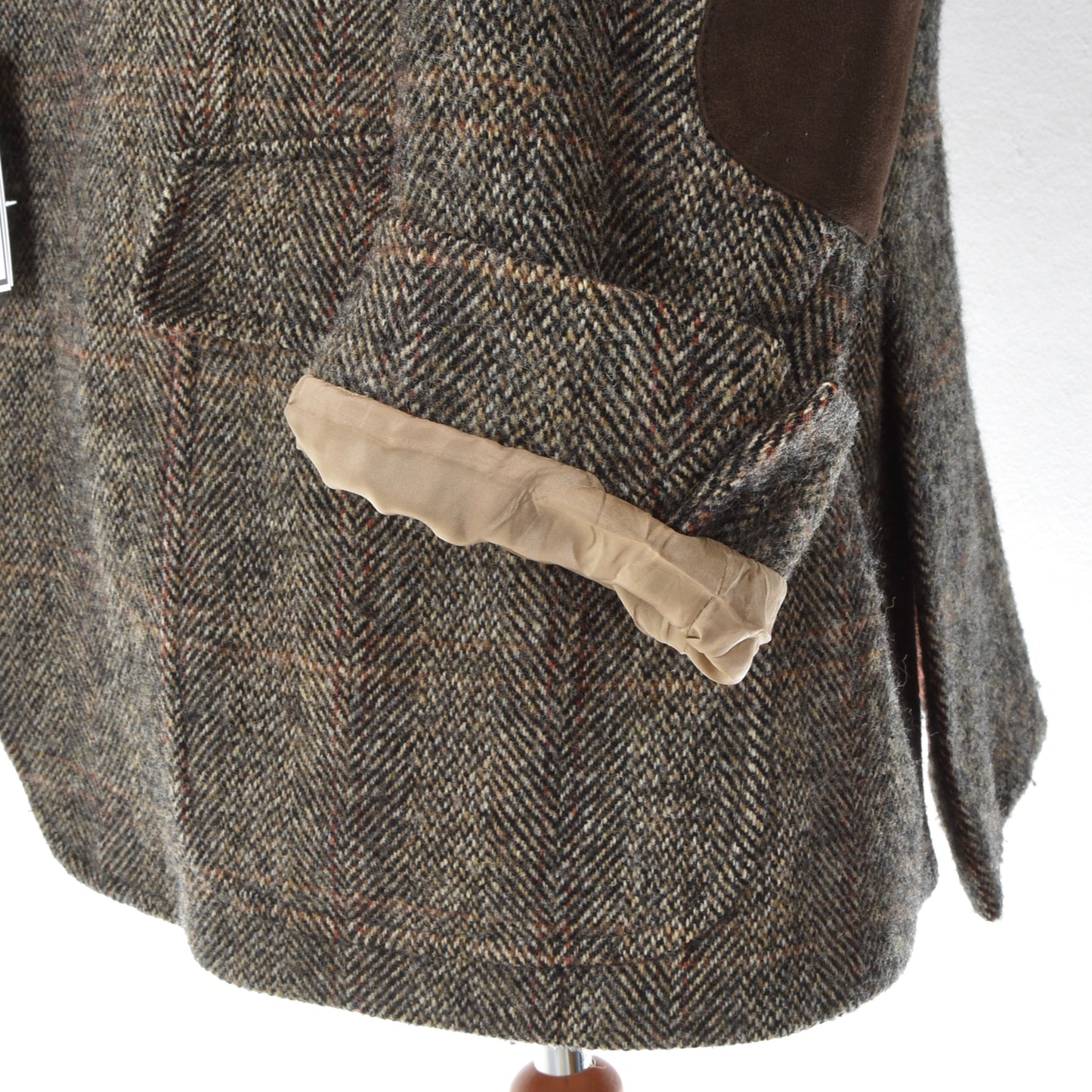 Mario Barutti x Harris Tweed Jacket Size 28/S46 ca. 58cm