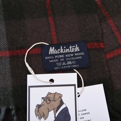 Mackintosh Vintage Wool Scarf ca. 138cm - Plaid