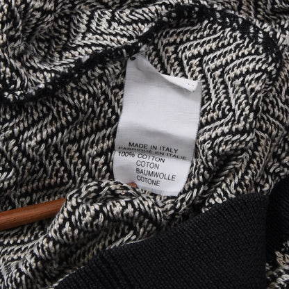 Vintage Versace V2 Cotton Sweater ca. 54.5cm - Zig-Zag