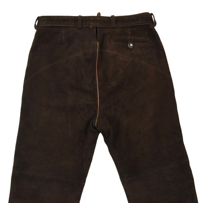 Weinbauer Suede Lederhose/Pants Size 24 - Brown