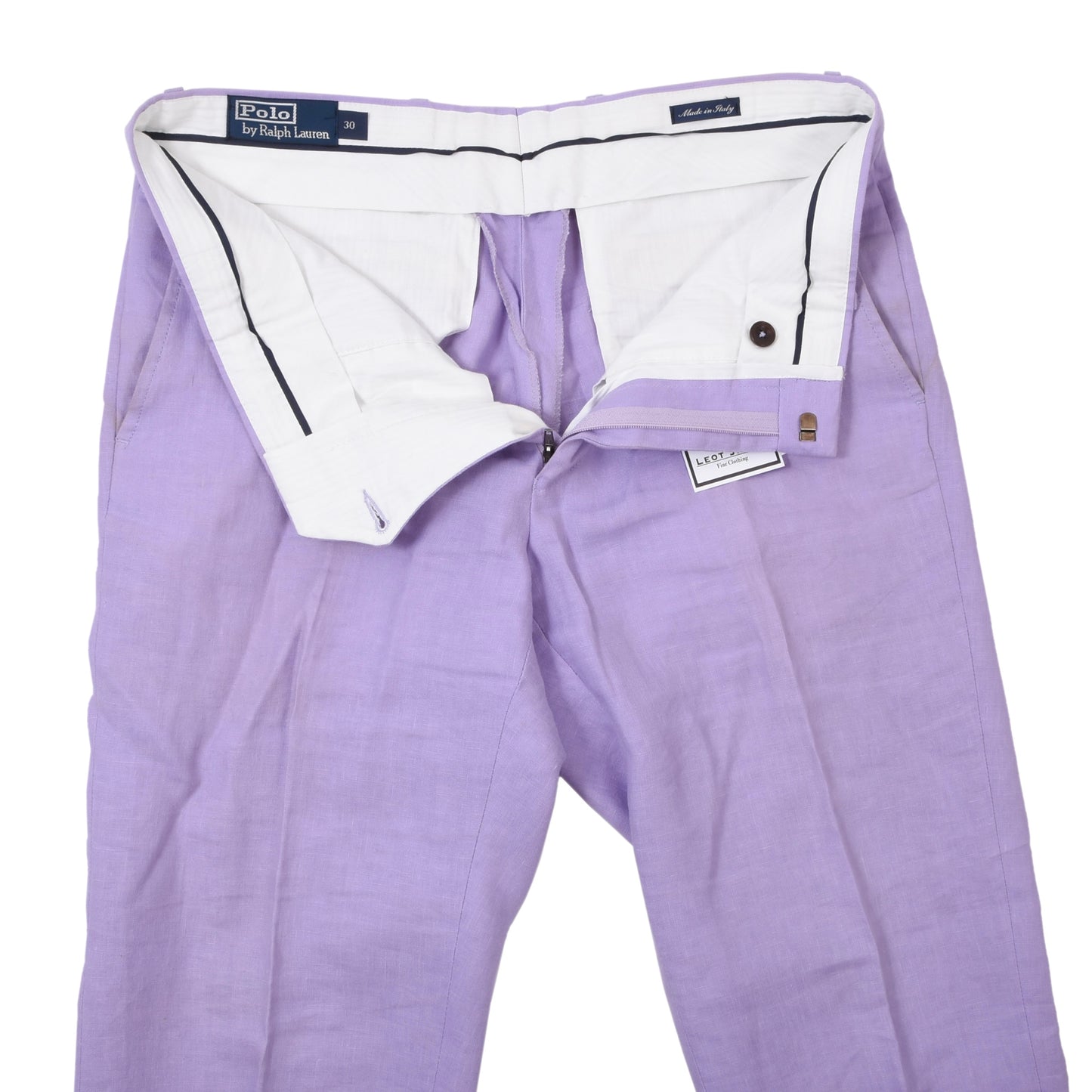 Polo Ralph Lauren Linen Pants Size W30 Made in Italy - Lavender