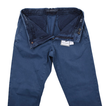 Incotex Hose/Chinos, Größe W31, Slim Fit, ca. 39,5 cm - Blau