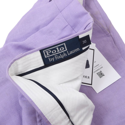 Polo Ralph Lauren Linen Pants Size W30 Made in Italy - Lavender