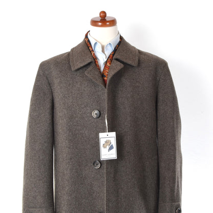 Pe-ko Wool Overcoat Chest ca. 61.5cm - Brown