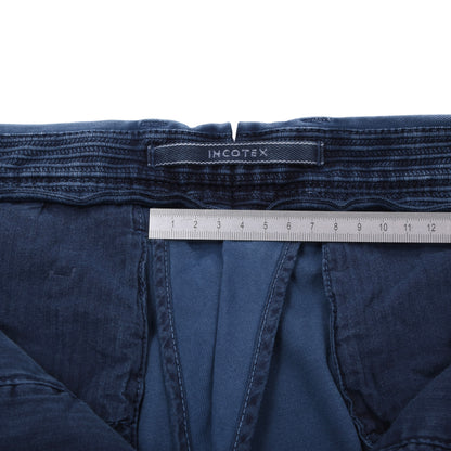 Incotex Hose/Chinos, Größe W31, Slim Fit, ca. 39,5 cm - Blau