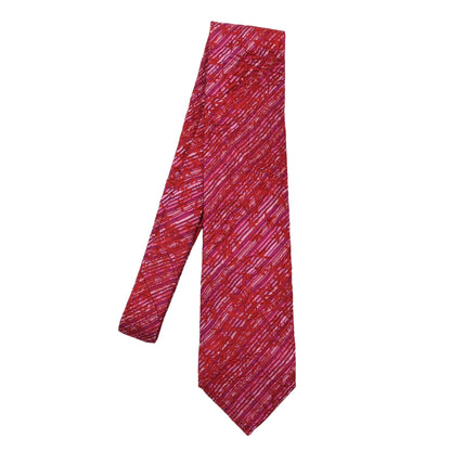 NWT Kenzo Silk Tie ca. 144cm/9.5cm - Pink Seersucker