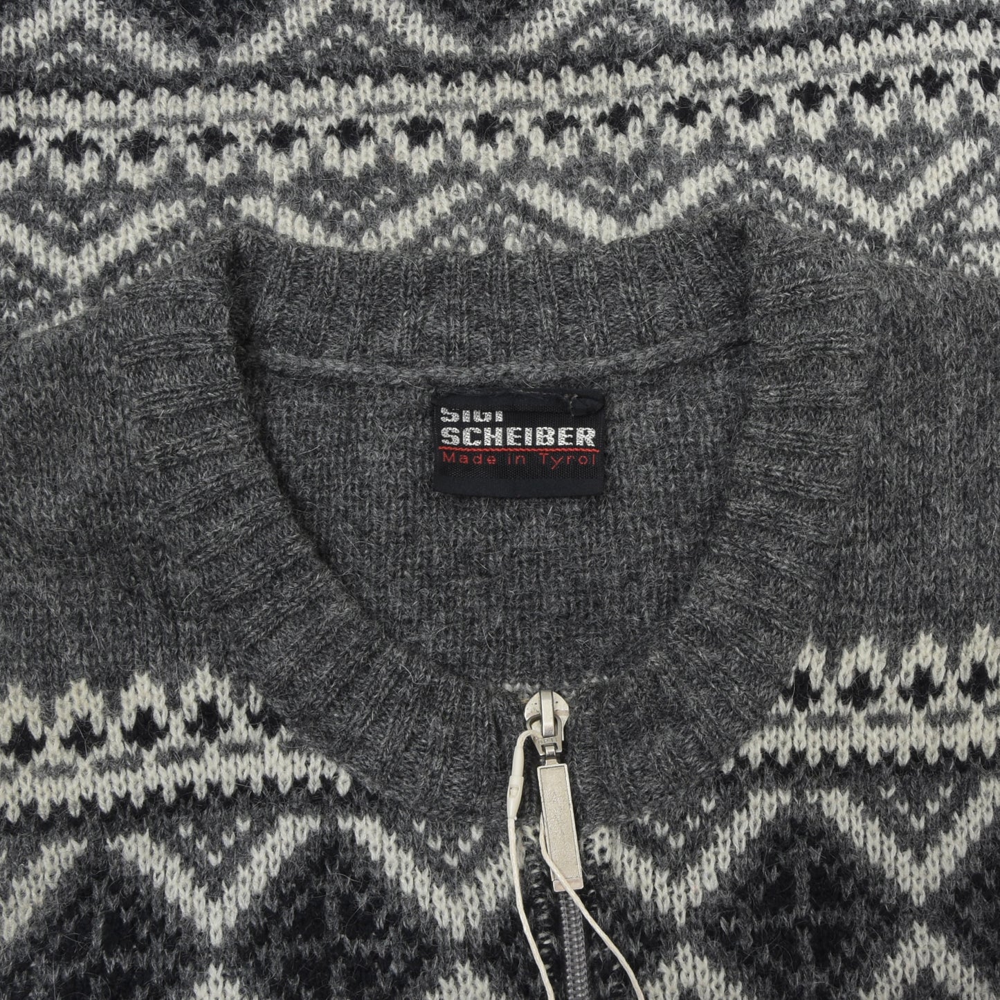 Sigi Scheiber Vintage Wool Cardigan Sweater/Jacket ca. 54.5 Chest