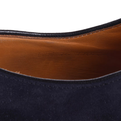 Ludwig Reiter Single Monk Suede Shoes Size 7 1/2 - Blue